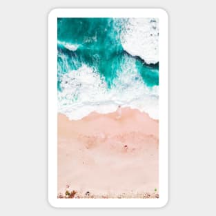 Beautiful Turquoise Sandy Beach Sticker